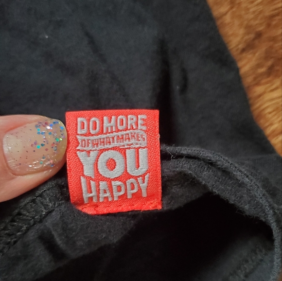 GUC Johnny Cupcakes Union Jack British Flag Black Tee T-Shirt Sz M - Picture 6 of 7